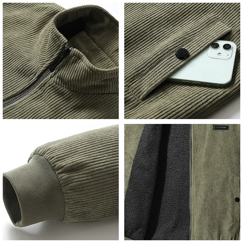 Udo® – Cord Jacket with Fleece Lining