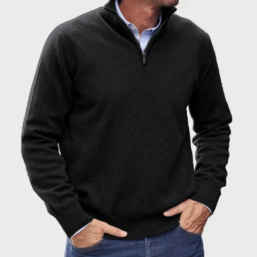 JOHN ZIP SWEATER® | WARMTH WITH ELEGANT SIMPLICITY
