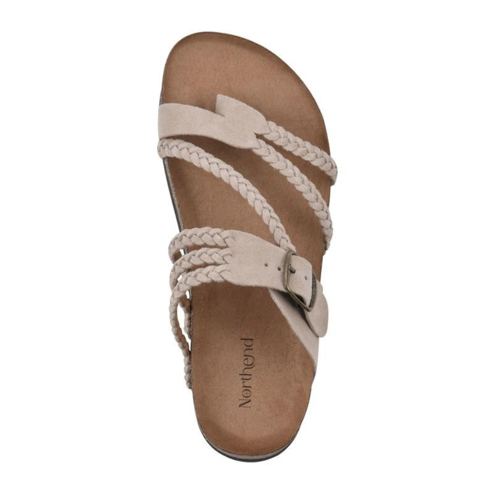 Adriana – Braided Cork Sandals