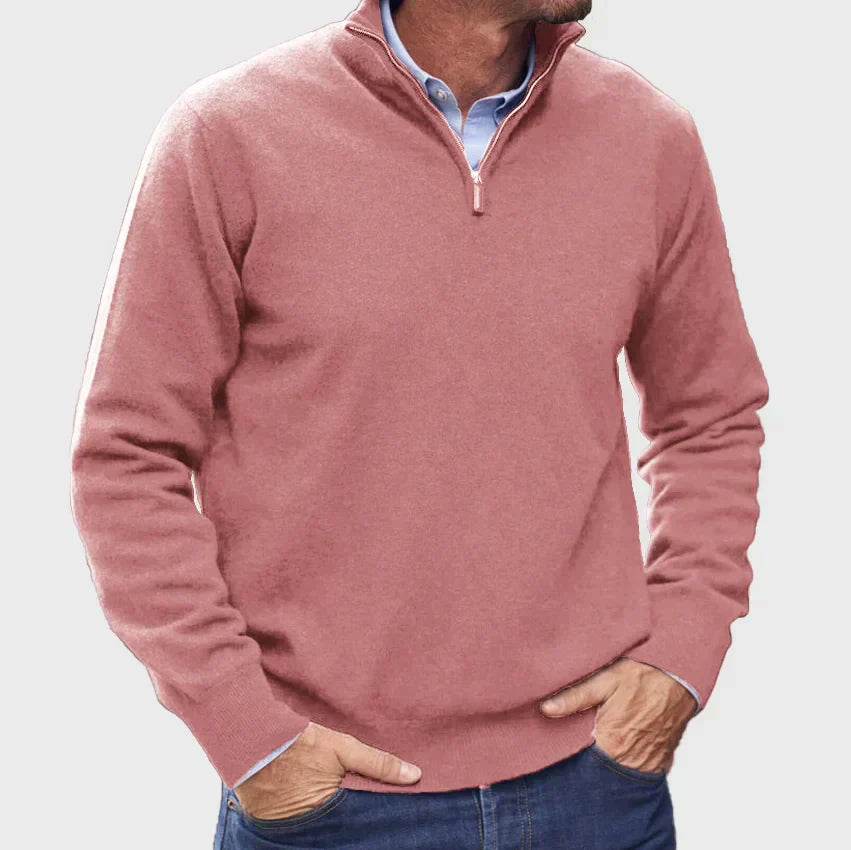 JOHN ZIP SWEATER® | WARMTH WITH ELEGANT SIMPLICITY