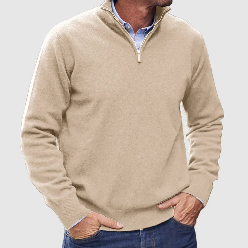 JOHN ZIP SWEATER® | WARMTH WITH ELEGANT SIMPLICITY
