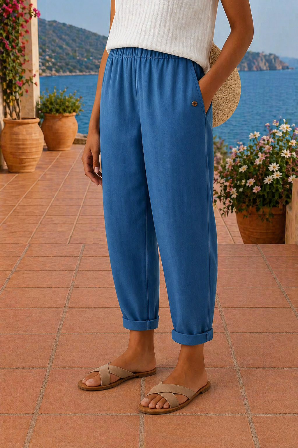 Maja – Airy Linen Trousers