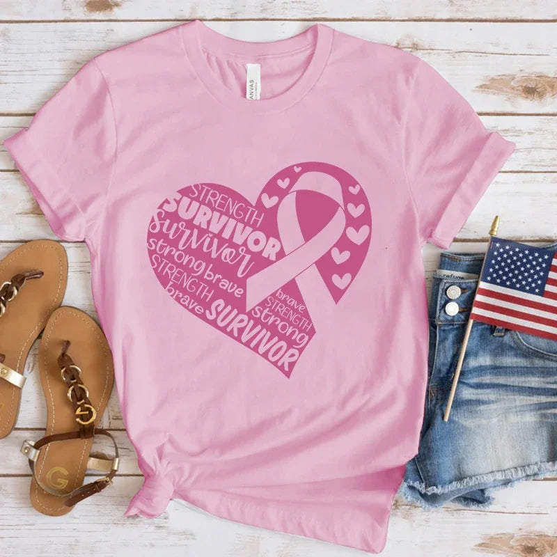 Heart of Hope T-Shirt® | Together Against Breast Cancer