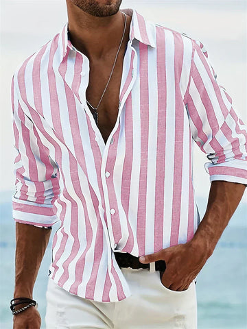 Veyron – Striped Shirt with Relaxed Coastal Style