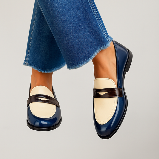 CONTRAST POLISHED LOAFERS® | TIMELESS ELEGANCE WITH A MODERN TWIST