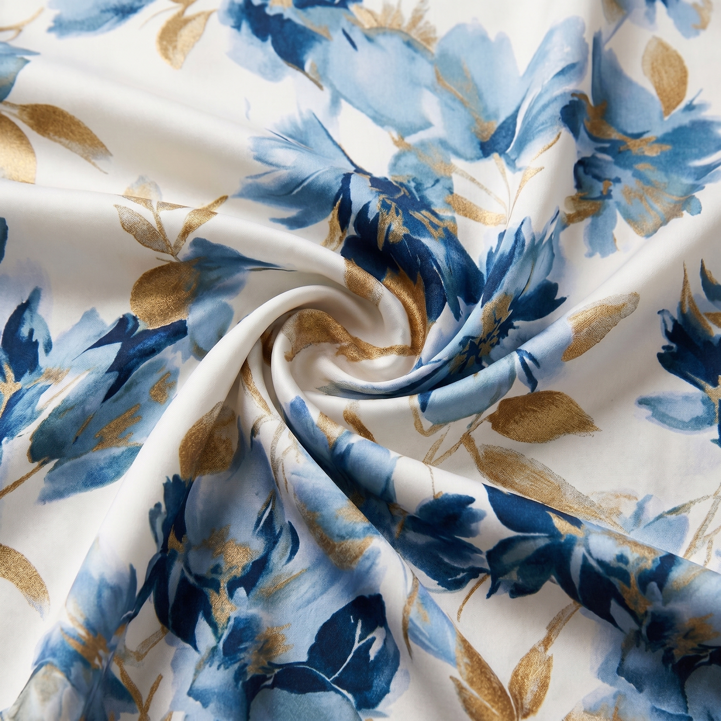 Denise – Floral Midi Wrap Dress